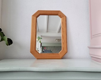 ヴィンテージ彫刻木製フレームミラー、壁掛けミラー - Etsy 日本