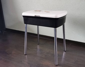 Vintage Formica side table/stool, 1960s