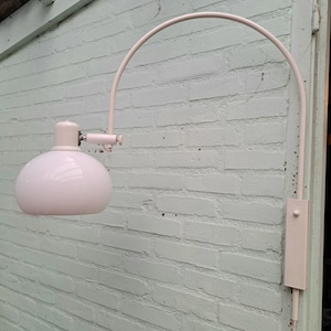 Vintage metal wall lamp Dijkstra arc, 1970s
