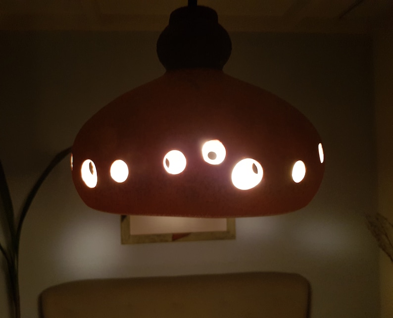 Years 60 ceramic pendant lamp West Germany