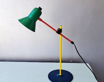 Italian design desk lamp from the 80s