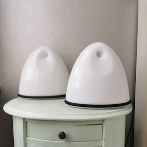 Set von 2 Design Tischlampen, Bruno Gecchelin für iGUZZINI, Lalea Lampe, 1977