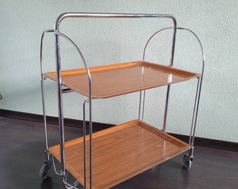 Mid Century design folding tea table/trolley, 1970s