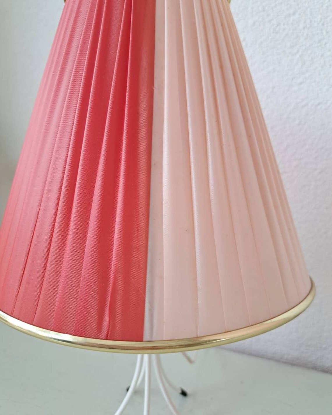 Hele mooie vintage tafellampje/nachtlampje, jaren 70, foto 4 di 5