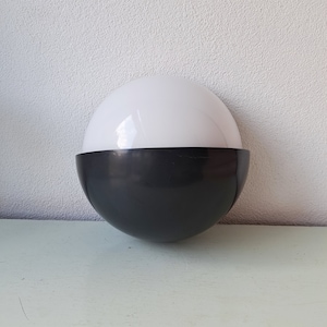 Beautiful vintage glass wall lamp, 1980s