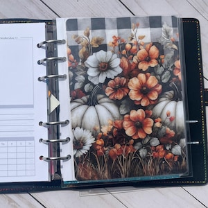 Ring Binder Top Loading Dashboard, Clear Dashboard Sleeve, Planner Pencil Board, Budget Binder Dashboard, A5 B6 A6 Personal Wide Pocket