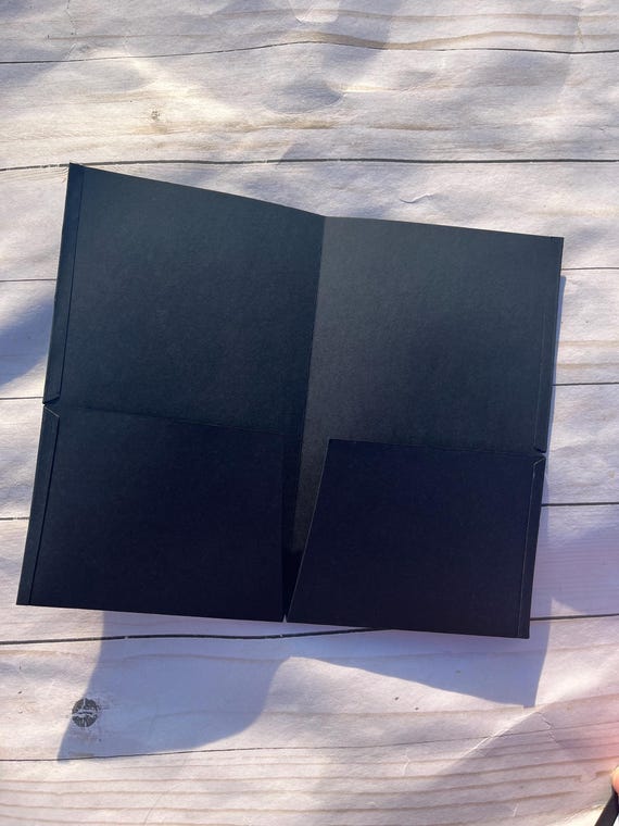 Handmade Textured Cardstock Travelers Notebook Folder