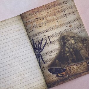 Gothic Junk Journal Travelers Notebook Inserts, Stationair, Notebook, TN Inserts, Gedrukt Junk Journal, Smash Journal, Lijmboek