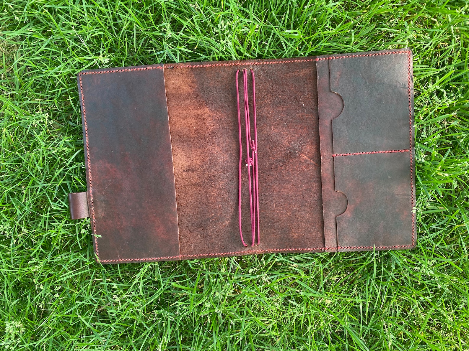 Custom Travelers Notebook Leather Journal, Refillable Planner Cover, TN ...