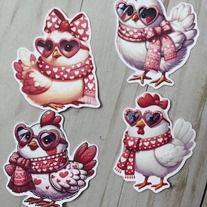 Valentine Planner Die Cuts or Stickers, Travelers Notebook, Art Journal Decoration, Scrapbooking, Cardmaking, Ephemera Embellishments