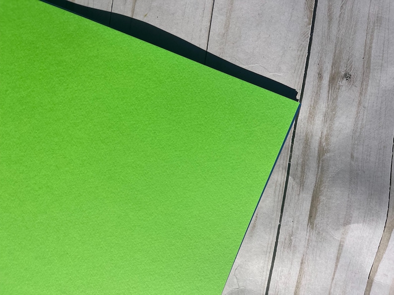 Pochette pour carnet de notes Travelers en papier cartonné texturé fait main Light Green