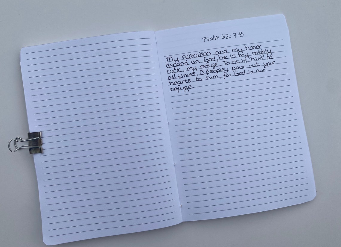 Scripture Notebooks Upgrade Scripture Writing Travelers Notebook Insert, Bible Study ...