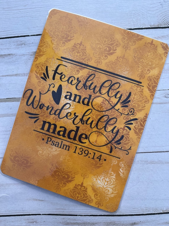 Fearfully And Wonderfully Made {A6 Notebook} Fearfully And Wonderfully Made {A6 Notebook}