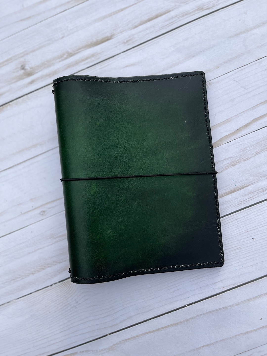 Leather Travelers Notebook, Customer Refillable Planner Cover - All ...