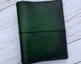 Vignette Upgrade Leder Travelers Notebook, nachfüllbares Journal, TN Planer Cover, Custom Leder Journal, persönliches Tagebuch, Reisejournal