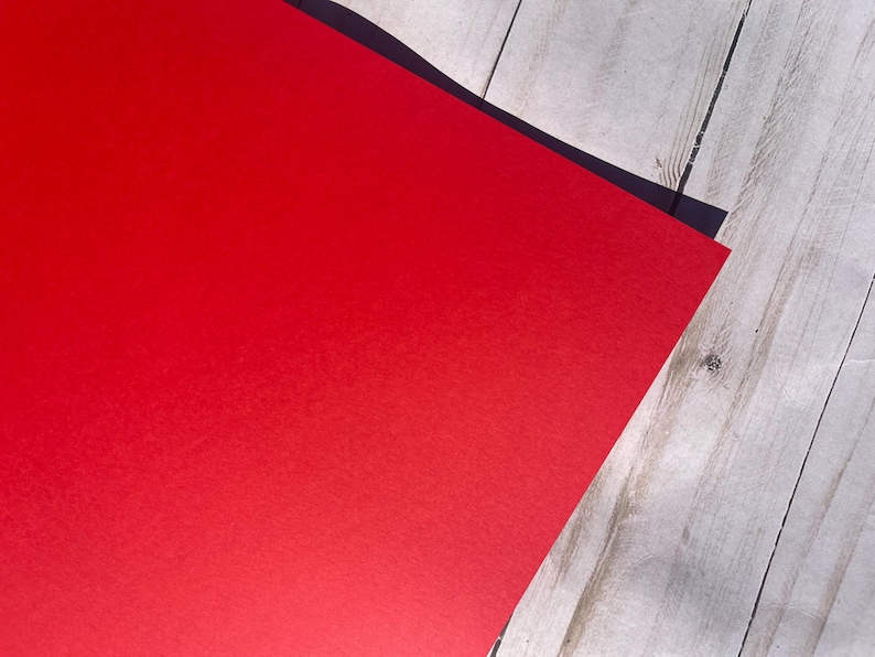 Pochette pour carnet de notes Travelers en papier cartonné texturé fait main Rouge