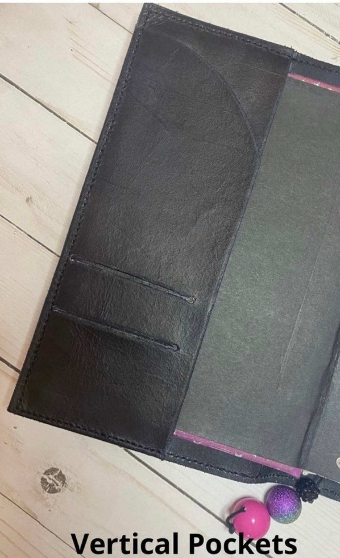 Custom Travelers Notebook Leather Journal, Refillable Planner Cover, TN ...
