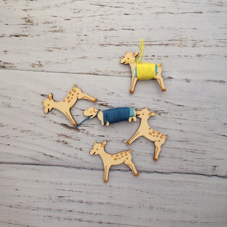 Embroidery Floss Bobbins wood thread bobbin Etsy