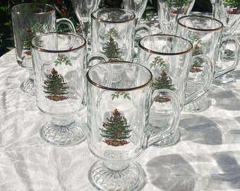 Spode Christmas Tree Irish Coffee Mugs Individual Piece Sale