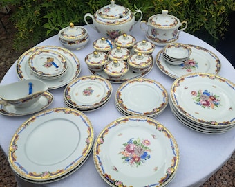 Vintage T. Limoges DEPOS Dinner Plates & Servingware by LG