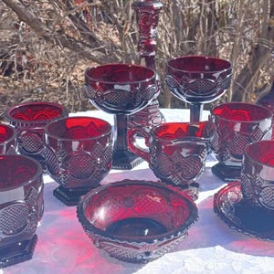 Cape Cod Ruby by Avon 1876 Cut Glass Collection Individual Piece Sale
