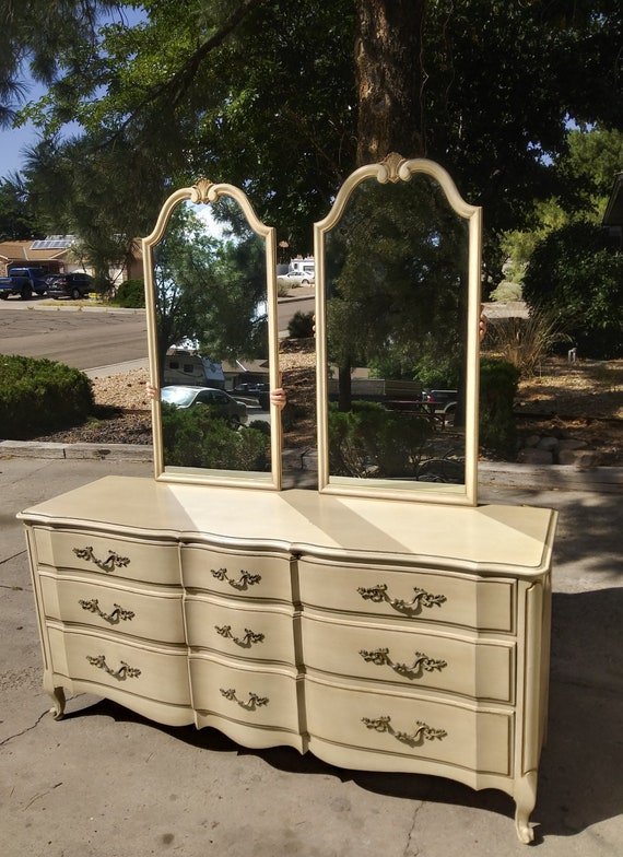 Vintage Davis Cabinet Company French Provincial Solid Wood Etsy