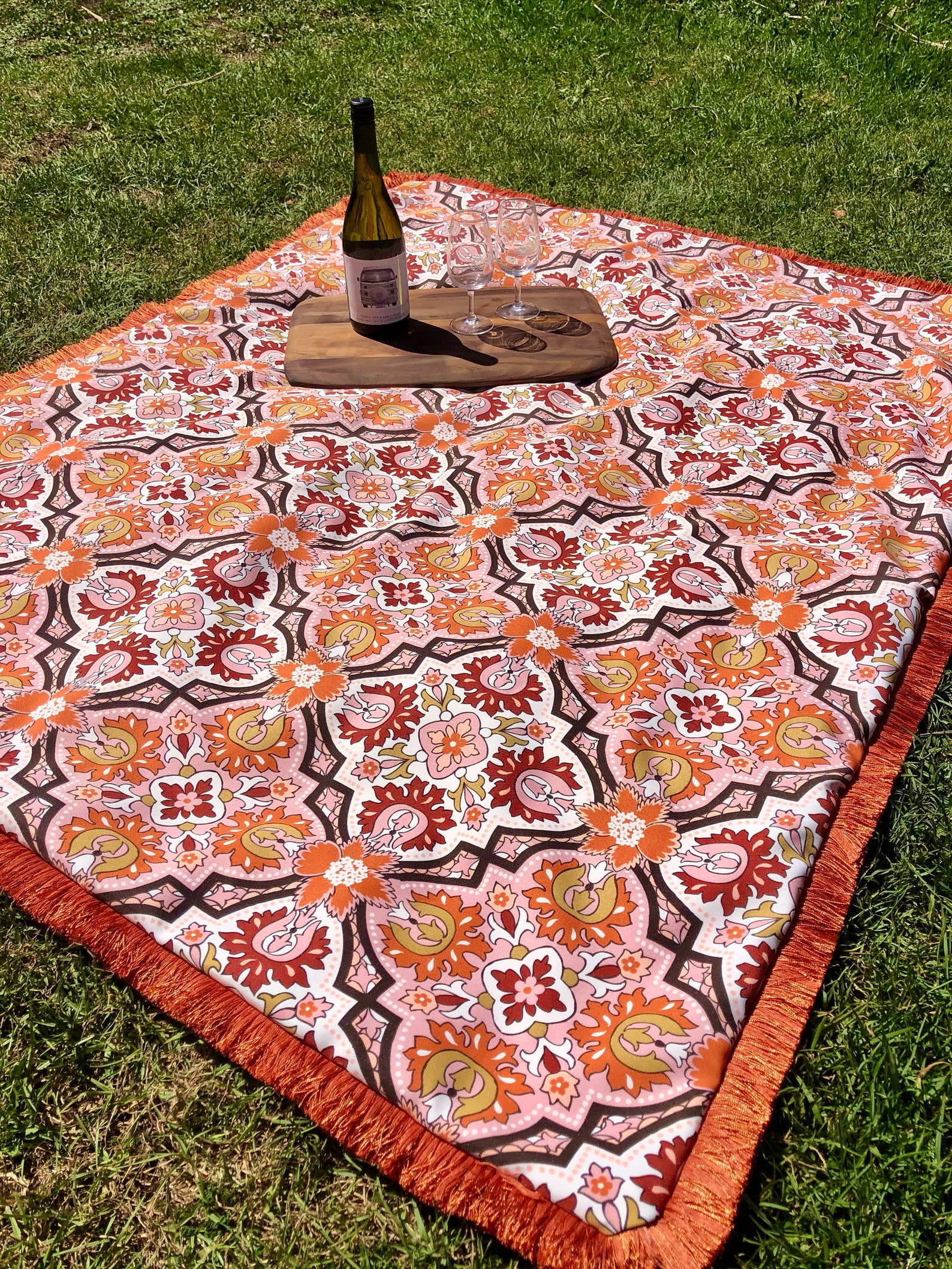Weather resistant Large Bohemian picnic rug ROBE Etsy