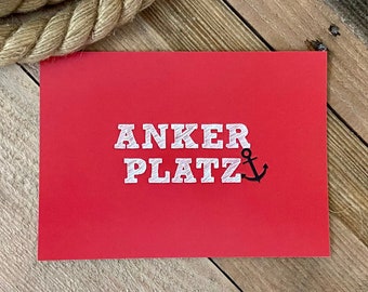 Postkarte Ankerplatz