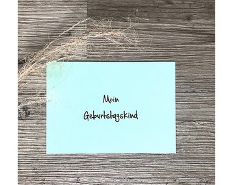 Postkarte Moin Geburtstagskind