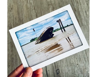 Postkarte Abtauchen in Hamburg