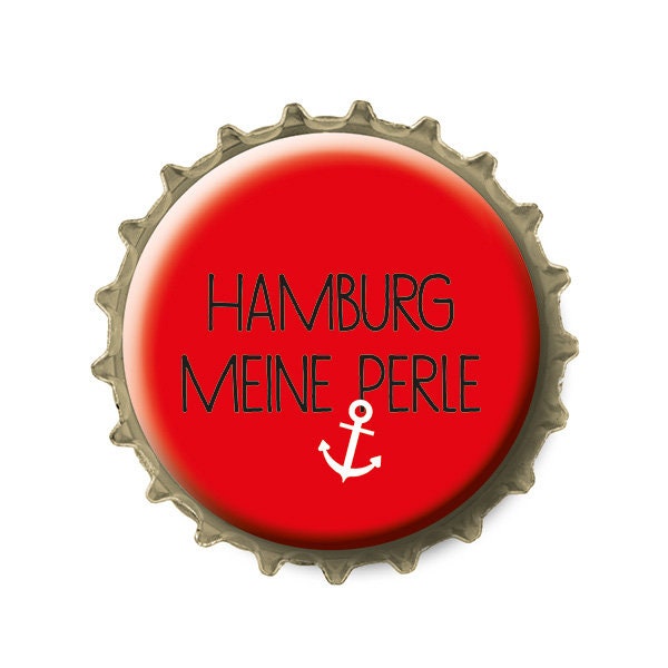 Kronkorken Magnet Hamburg meine Perle