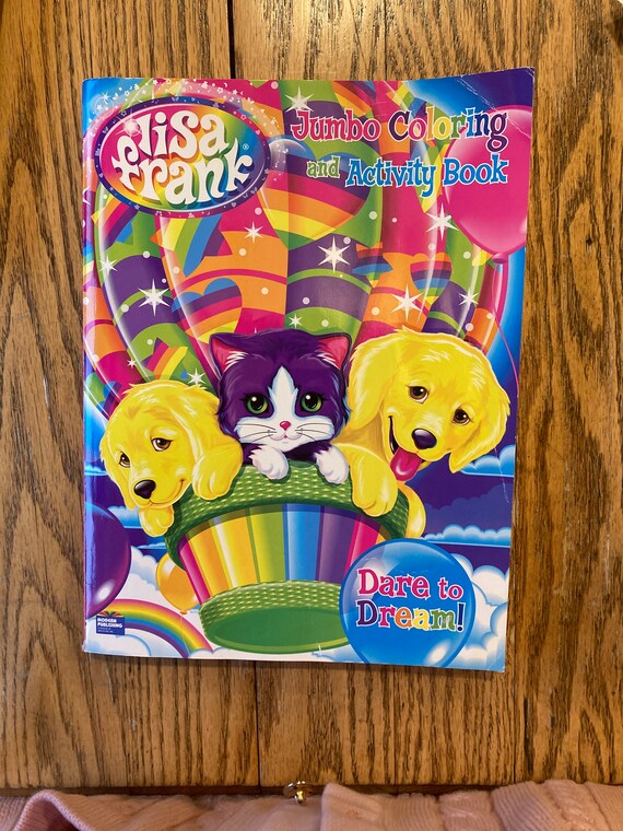 Lisa Frank Jumbo Coloring and Activity Book Etsy