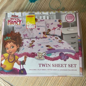 Twin Sheet Set Fancy Nancy Etsy