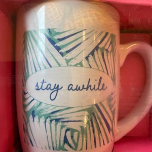 Lilly Pulitzer Coffee Mug Ceramic