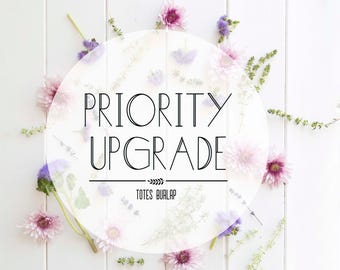 Priority Upgrade- Extra Postage Fee- TotesBurlap