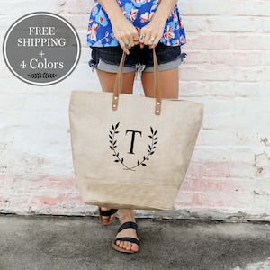 monogrammed tote bags