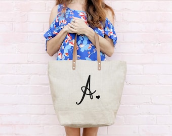 Mother's Day Gifts For Mom Large Tote Bags Monogramed Gift For Mom Tote Bag, Burlap Tote Bag Mom Gift Mom Bag Mom Gifts For Mommy Bag