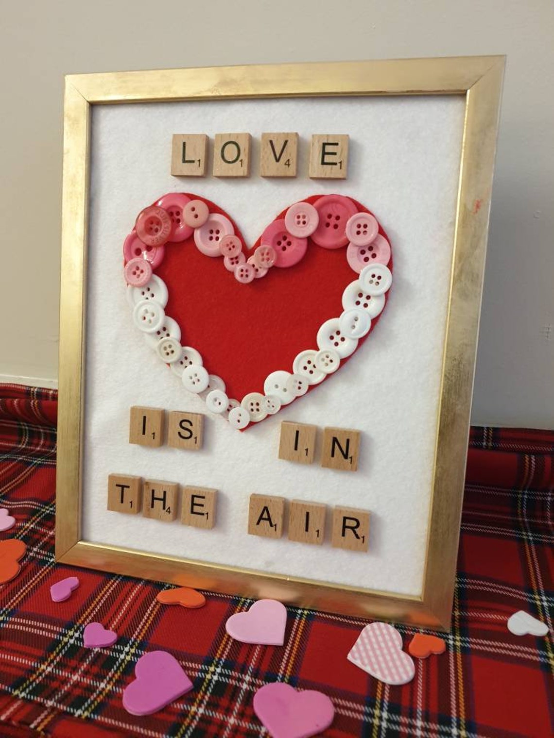 Love is in the Air Valentine's Day Quote, Cute Gift Idea, Valentine's ...