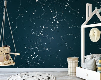 Night Sky Wallpaper Etsy