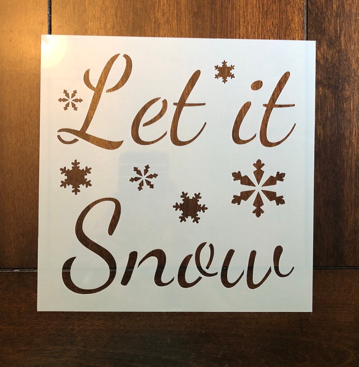 Let It Snow Stencil Let It Snow Reusable Stencil Let It Etsy let-it-snow-stencil-let-it-snow-reusable-stencil-let-it-etsy