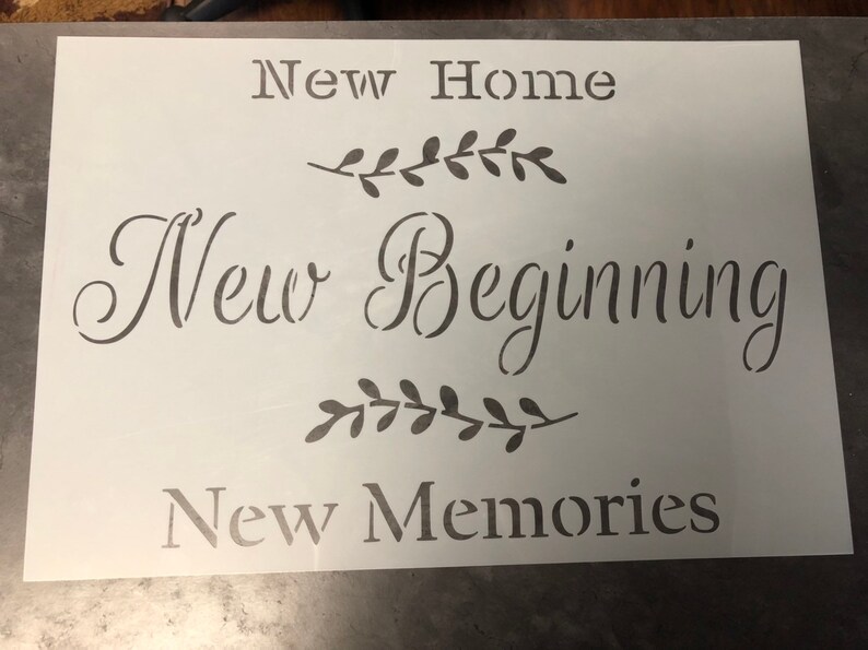 Custom Stencil / Custom Reusable Stencil / Stencil Etsy