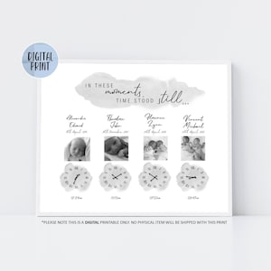 PERSONALIZED FAMILY PORTRAIT Illustration Digital Printable, Custom Portrait, Gift for Mom Mothers Day, Family Illustration, Family Drawing