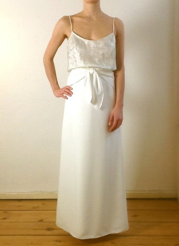 iridescent wedding dress