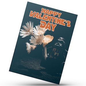 Nerdy Valentine Card Printable – Sci-Fi Love Art – Funny Valentine Gift for Boyfriend or Girlfriend – Instant Download