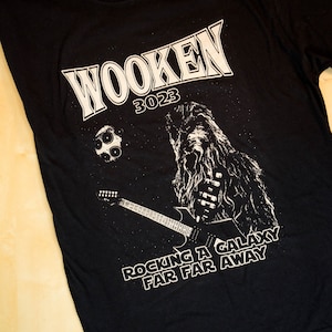 Wooken - Star Wars - Camicia da donna - Wacken - Wookiee - Camicia Chewbacca - Regalo per lei - Regalo Starwars