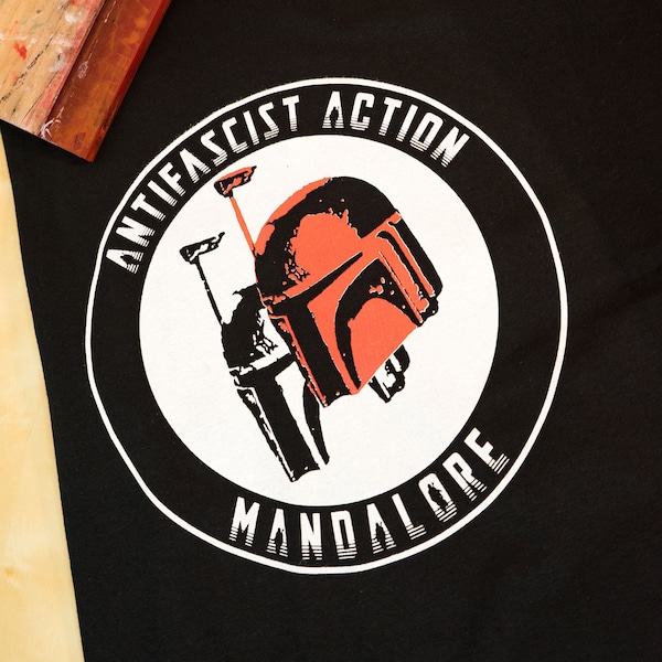 Antifa Shirt - Mandalorian - Boba Fett - FCK NZS