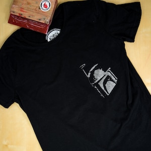 Boba Fett - Mandalorian - Camicia da donna - Starwars - Argento - Glitter - Camicia - Regalo per lei - Regalo Starwars