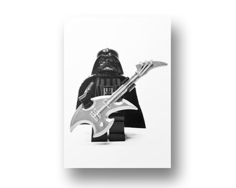 Star Wars - Darth Vader - Art - Guitar Print - printable - Minimalist Home Decor - Download - Printable Wall Art - Wall Decor