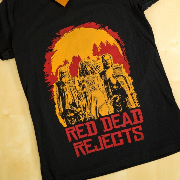 Three From Hell - Woman Shirt - Red Dead Redemption - Rob Zombie - Mashup - The Devils Rejects - Horror - 3 From Hell