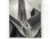 New York Poster - One World Trade Center - Bild für dein Wohnzimmer - New York City - Schwarz Weiß Foto - ohne Rahmen
